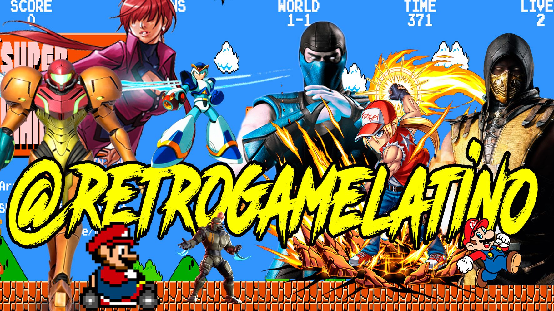 Paquete Retro Game Latino